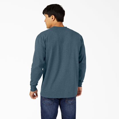 Heavyweight Heathered Long Sleeve Pocket T-Shirt For Men | Dickies