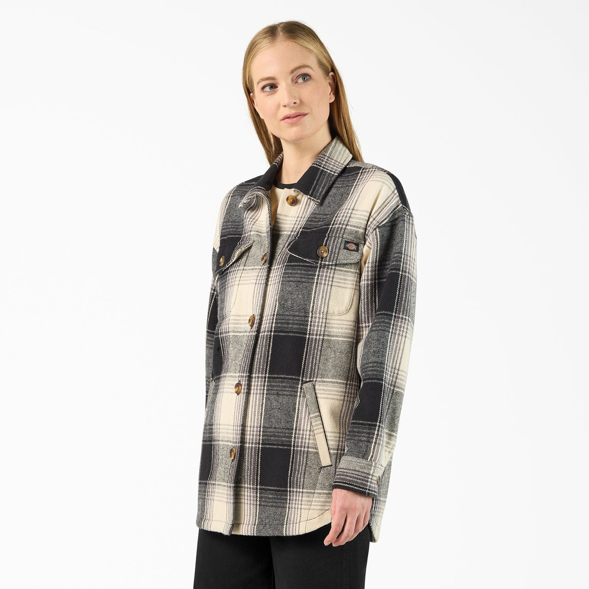 Women's Flannel Shacket For Sale | Dickies
