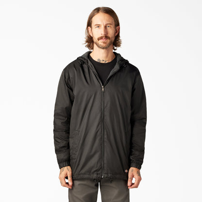 Fleece Lined Nylon Hooded Jacket For Men | Dickies