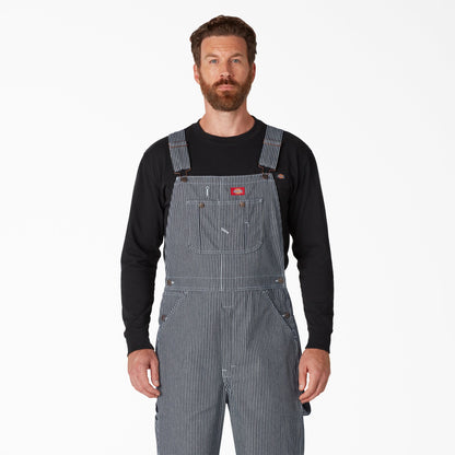 Hickory Stripe Bib Overalls For Men|Women | Dickies