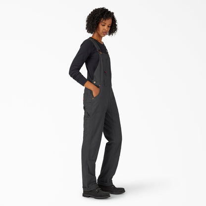 Women's Straight Fit Duck Double Front Bib Overalls For Women | Dickies