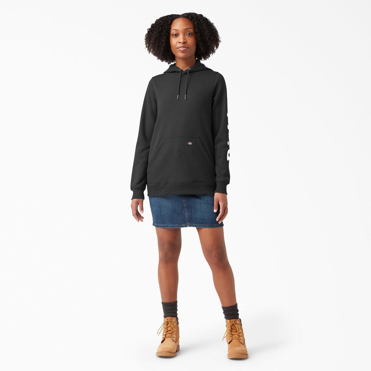 Women's Water Repellent Sleeve Logo Hoodie For Women | Dickies