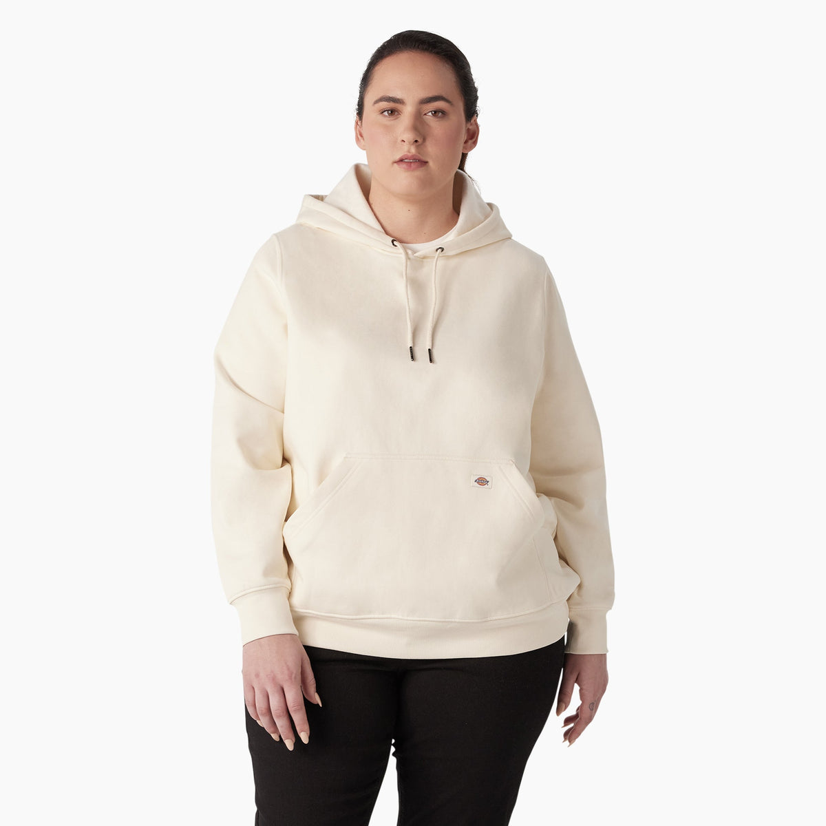 Women's Plus Water Repellent Sleeve Logo Hoodie For Women | Dickies