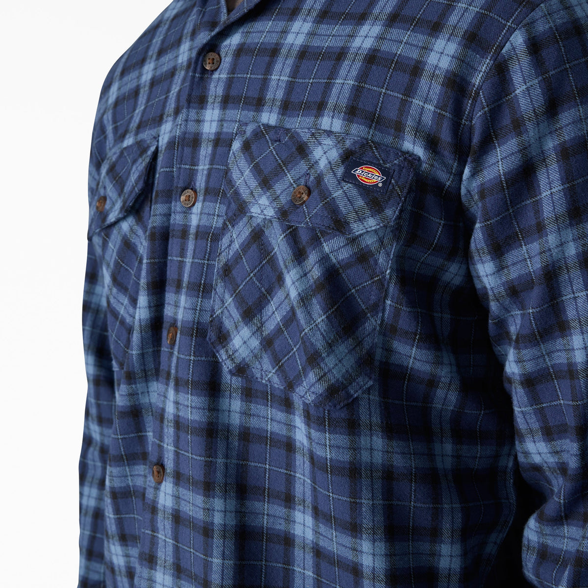 Long Sleeve Flannel Work Shirt For Men|Sale | Dickies