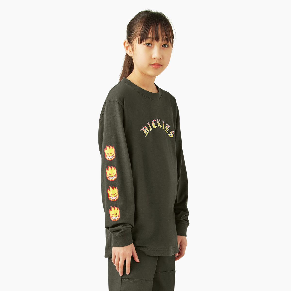 Dickies X Spitfire Kids’ Long Sleeve T-Shirt For Sale | Dickies