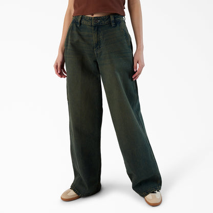 Women’s Loose Fit Denim Carpenter Jeans For Sale | Dickies