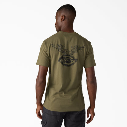 Eagle Logo Graphic T-Shirt For Sale | Dickies